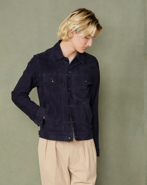 Blouson liam cuir de chèvre