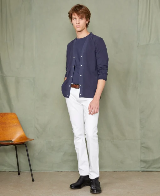 Cardigan en jersey coton recyclé et organique