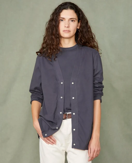 Cardigan en jersey coton recyclé et organique