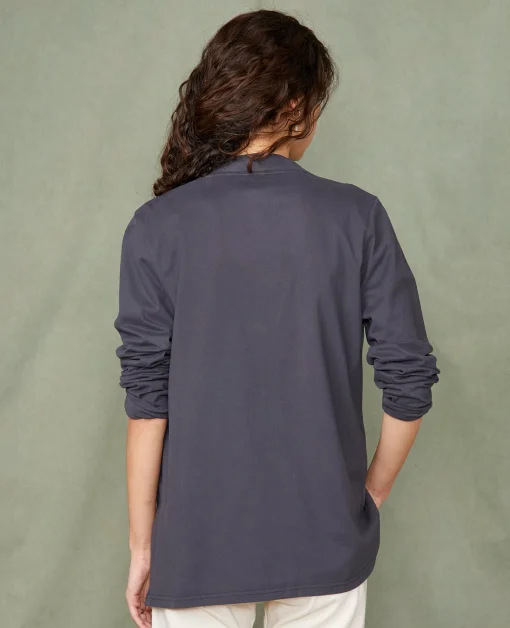 Cardigan en jersey coton recyclé et organique
