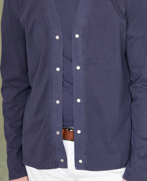 Cardigan en jersey coton recyclé et organique