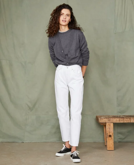 Cardigan en maille laine merinos italienne