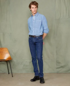 Chemise new button down chambray japonais