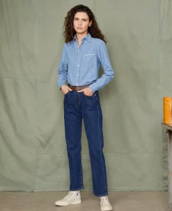 Chemise new button down chambray japonais