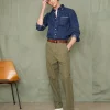 Chemise new button down denim selvedge japonais stone