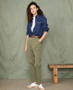 Chemise new button down denim selvedge japonais stone