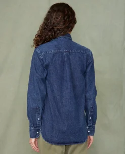 Chemise new button down denim selvedge japonais stone