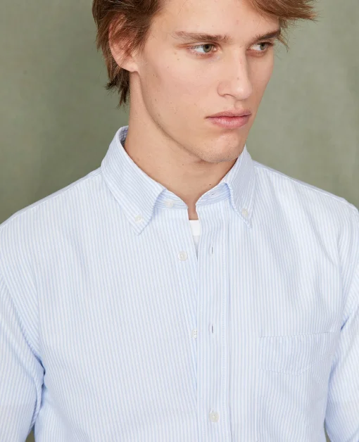 Chemise new button down oxford de coton italien