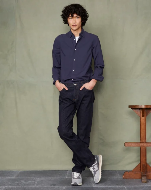 Chemise new soft collar popeline de coton organique