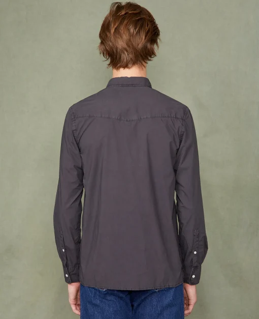 Chemise new soft collar popeline de coton organique