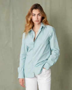 Chemise new soft collar popeline de coton organique