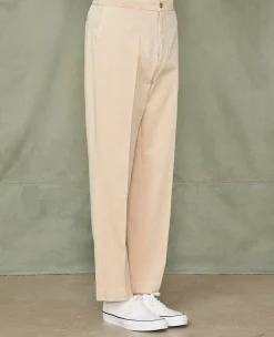 Chino a taille elastique coton italien organique
