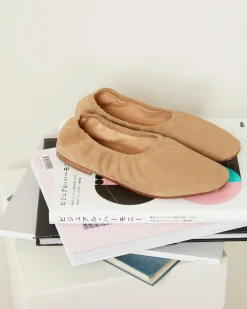 Dorleac goat suede ballerine 100% goat suede
