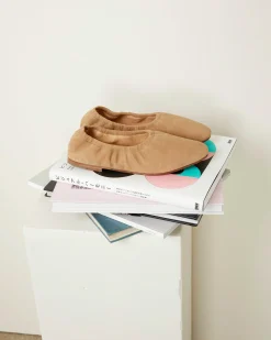Dorleac goat suede ballerine 100% goat suede