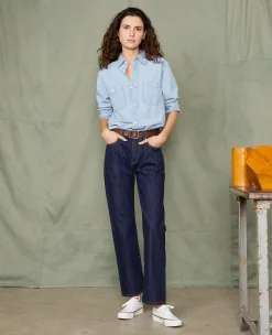 Jean boyfriend denim selvedge japonais