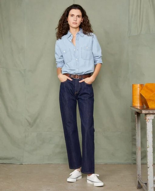 Jean boyfriend denim selvedge japonais