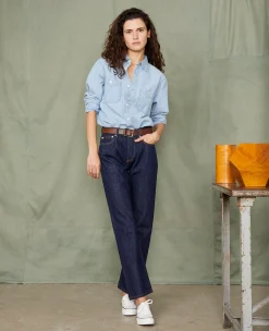 Jean boyfriend denim selvedge japonais
