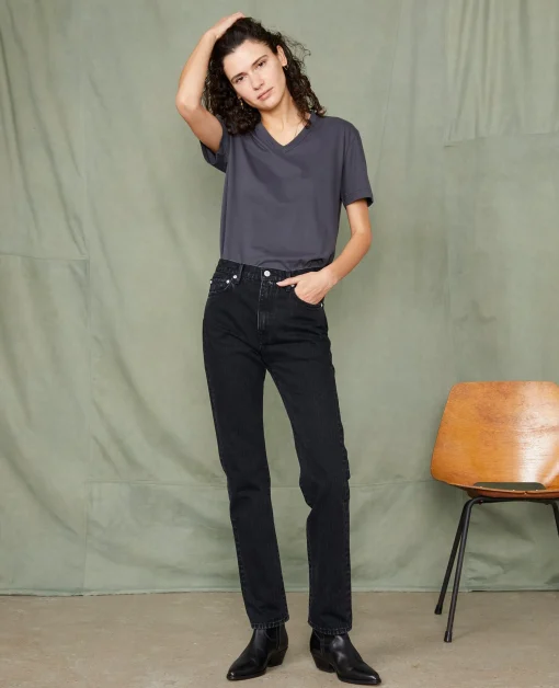 Jean droit denim selvedge japonais