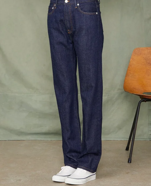 Jean droit denim selvedge japonais