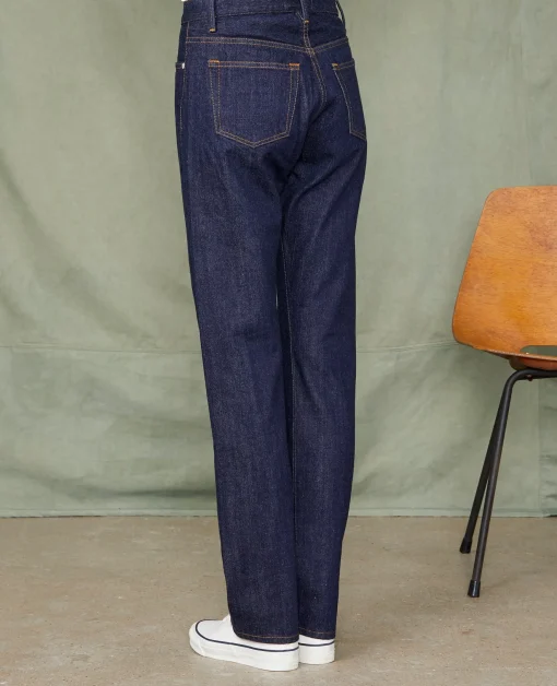Jean droit denim selvedge japonais