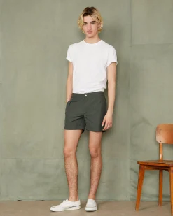 Maillot roman nylon seersucker