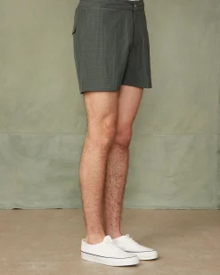 Maillot roman nylon seersucker