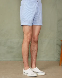 Maillot roman nylon seersucker