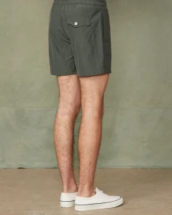 Maillot roman nylon seersucker