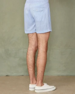 Maillot roman nylon seersucker