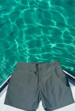 Maillot roman nylon seersucker