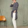Pull col rond laine merinos italienne