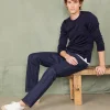 Pull col rond laine merinos italienne