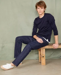 Pull col rond laine merinos italienne