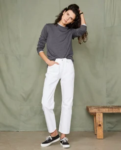 Pull col rond laine merinos italienne