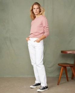 Pull col rond laine merinos italienne