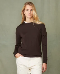 Pull col rond laine merinos italienne