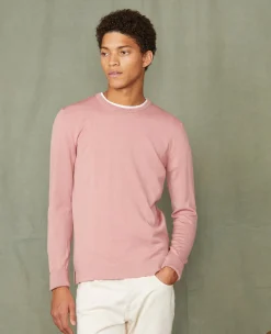 Pull col rond laine merinos italienne