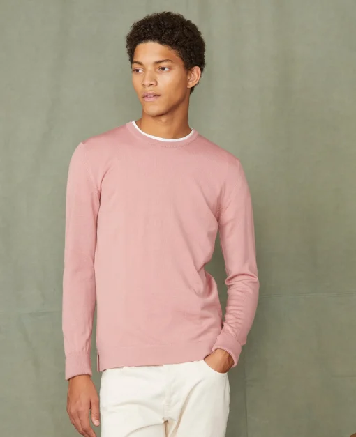 Pull col rond laine merinos italienne