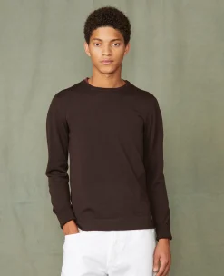 Pull col rond laine merinos italienne
