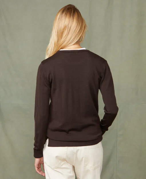 Pull col rond laine merinos italienne