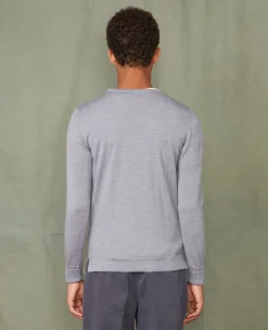 Pull col rond laine merinos italienne