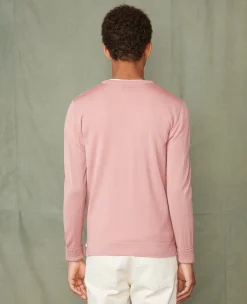 Pull col rond laine merinos italienne