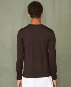 Pull col rond laine merinos italienne