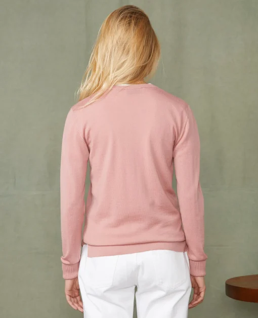 Pull col rond laine merinos italienne