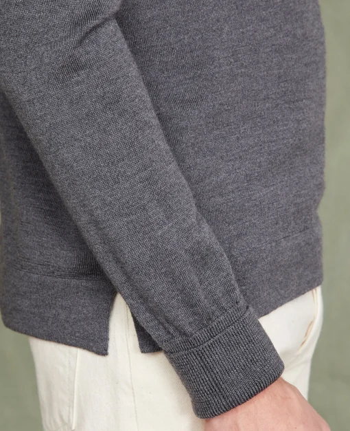 Pull col rond laine merinos italienne