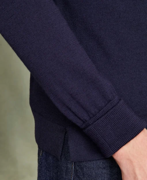 Pull col rond laine merinos italienne