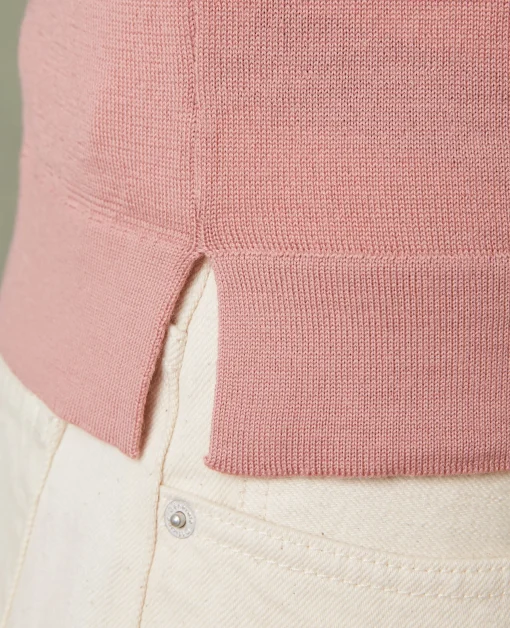 Pull col rond laine merinos italienne