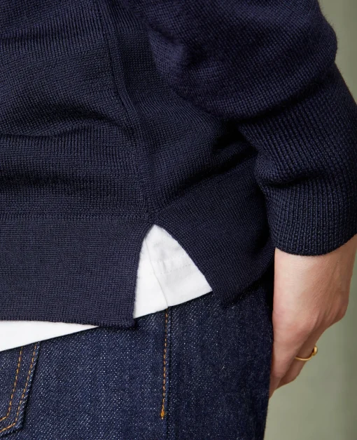 Pull col rond laine merinos italienne