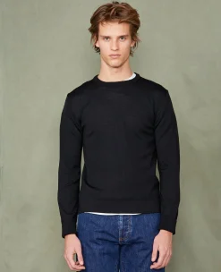 Pull col rond laine mérinos italienne