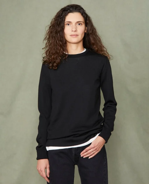 Pull col rond laine mérinos italienne